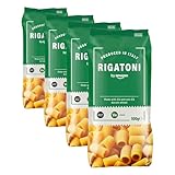 by Amazon Rigatoni, 500g (Paquete de 4)