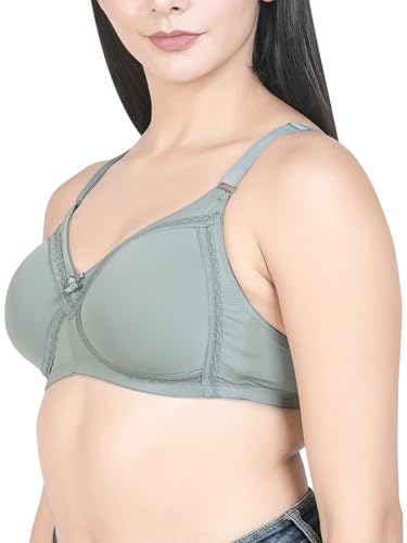Image of Womens Seamless Padded Bra | Non Wired | Detachable Straps | Everyday Comfort | Full Coverage