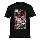 Belikerem Chuck Bass T-Shirt Ed Westwick Crewneck Top Short-Sleeve T-Shirt 100% Cotton Tees for Men,Women (8Sizes) Black