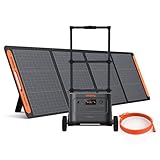Jackery Solar Generator 3000 New 3072Wh ポータブル電源 200W ソーラーパネル 1枚 折り畳み式 キャリーカート 1台 接続用5M延長コード 1本 4点セット 大容量 2.5時間満充電 定格出力3000W 瞬間最大6000W 耐荷重 80Kg 台車 家庭用 アウトドア用 UPS機能 純正弦波 AC100V 50Hz/60Hz対応