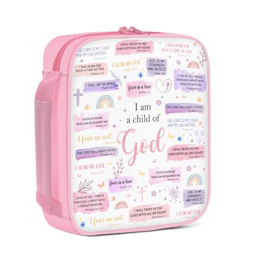 Christian Bible Cover Bible Bags For Women Bible Carrying Case For Women I Am A Child Of God Christian Gifts For Female Bible Bag Bible Case Bible Book Cover