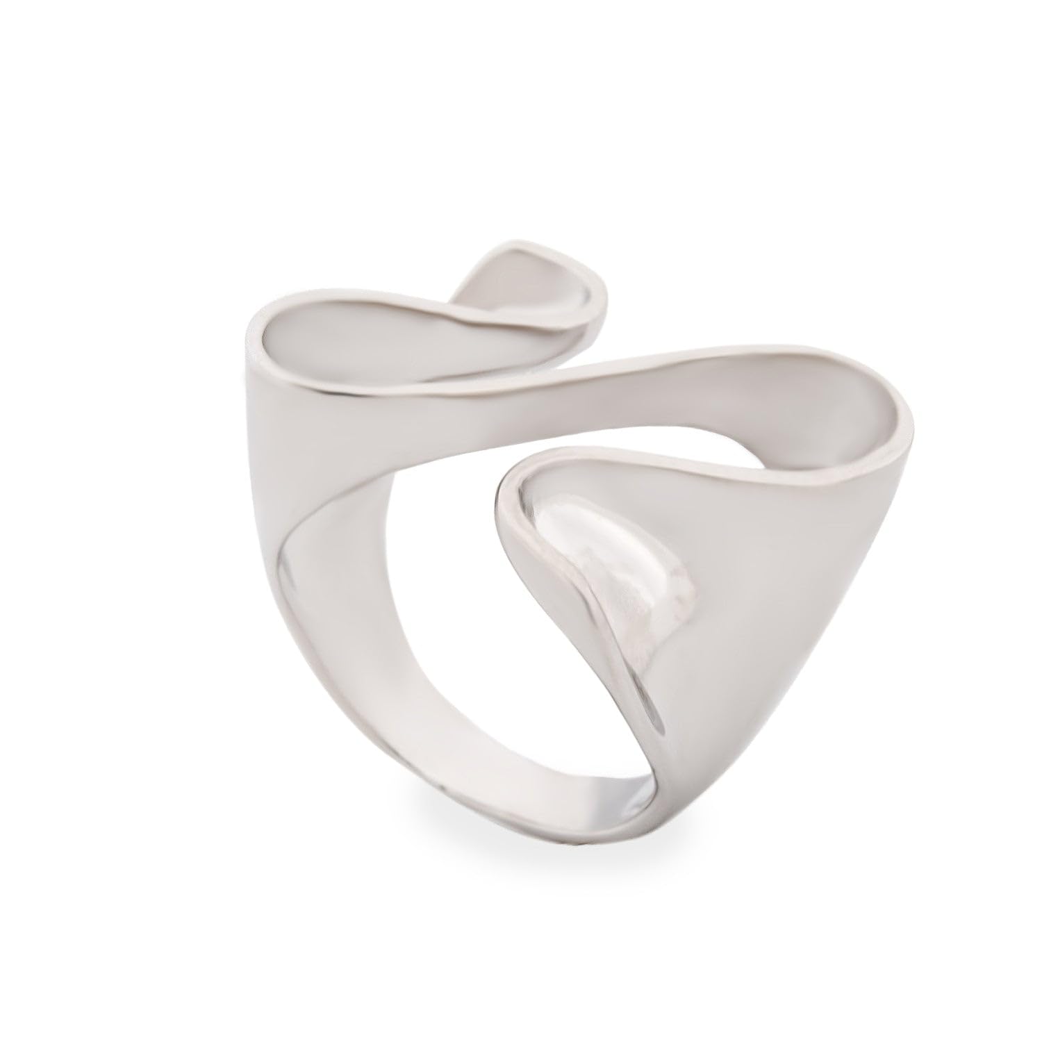Anillos de diseño de Forma fluida y Ondulada