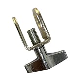 BIENKA Silver Bass Drum Cowbell Holder Clamp Clamp Holder Drum Hardware Bracket for Drummer Gifts Cl