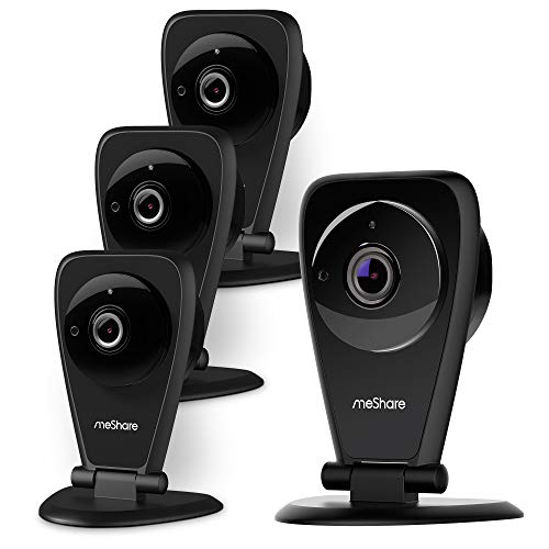 meShare EZCam Pro 1080p Wireless Security Camera 4-Pack Kid and Pet Monitoring Home