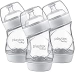 Playtex Baby VentAire Anti-Colic Feeding Baby Bottles, 6 Ounce, Pack of 3 Baby Bottles