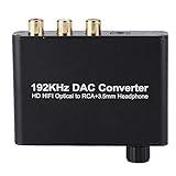 5.1 Digitaler optischer koaxialer Toslink-Analogwandler Digital Audio Decoder