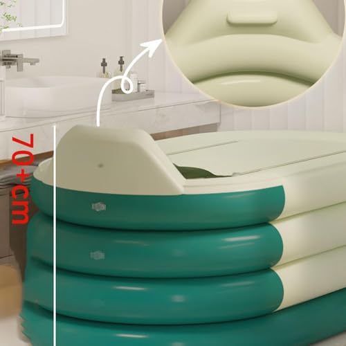 Cuenca Inflable para Baño y Ducha con Bomba de Pie 5