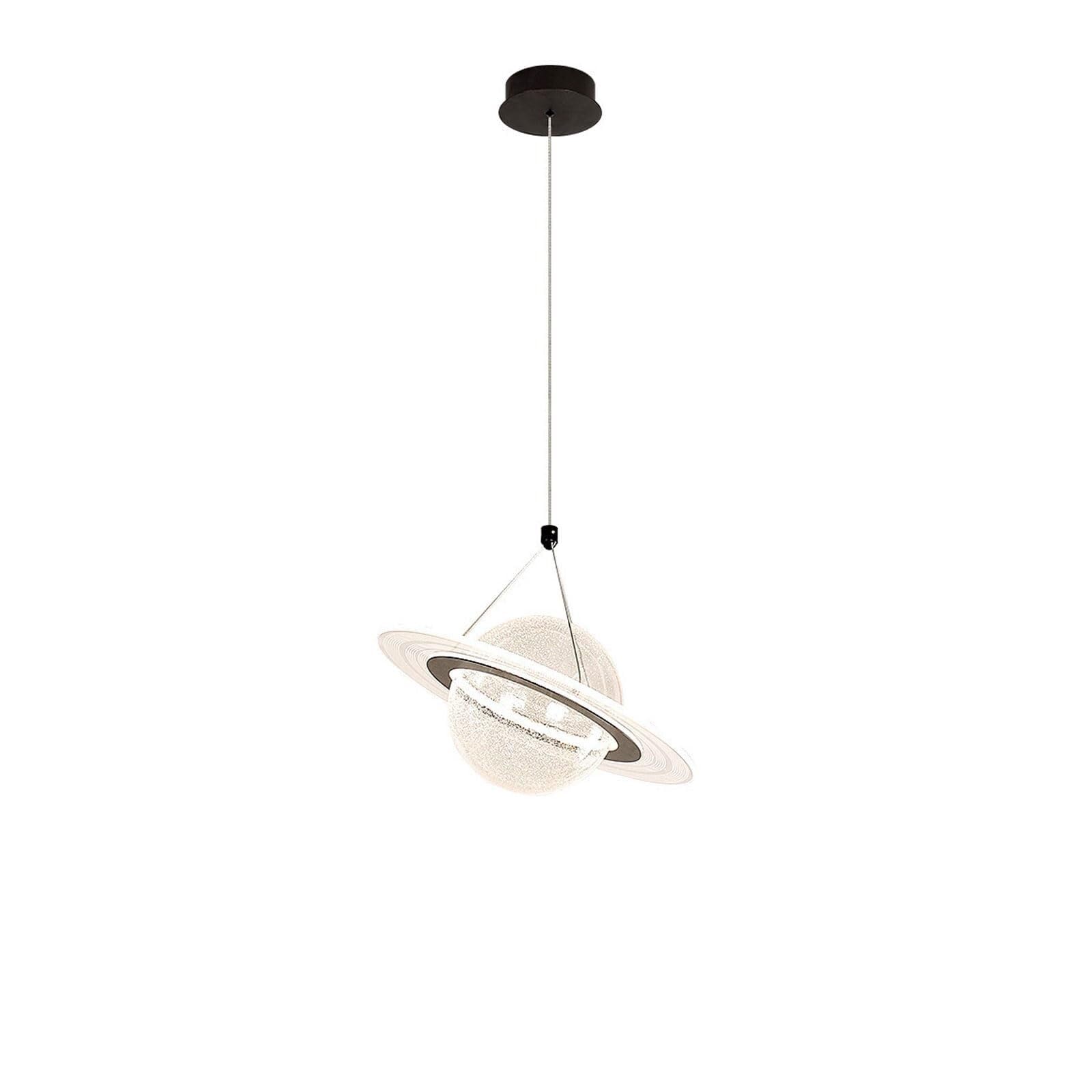 Suspension LED Tricolore lustre planète design pour salon et chambre