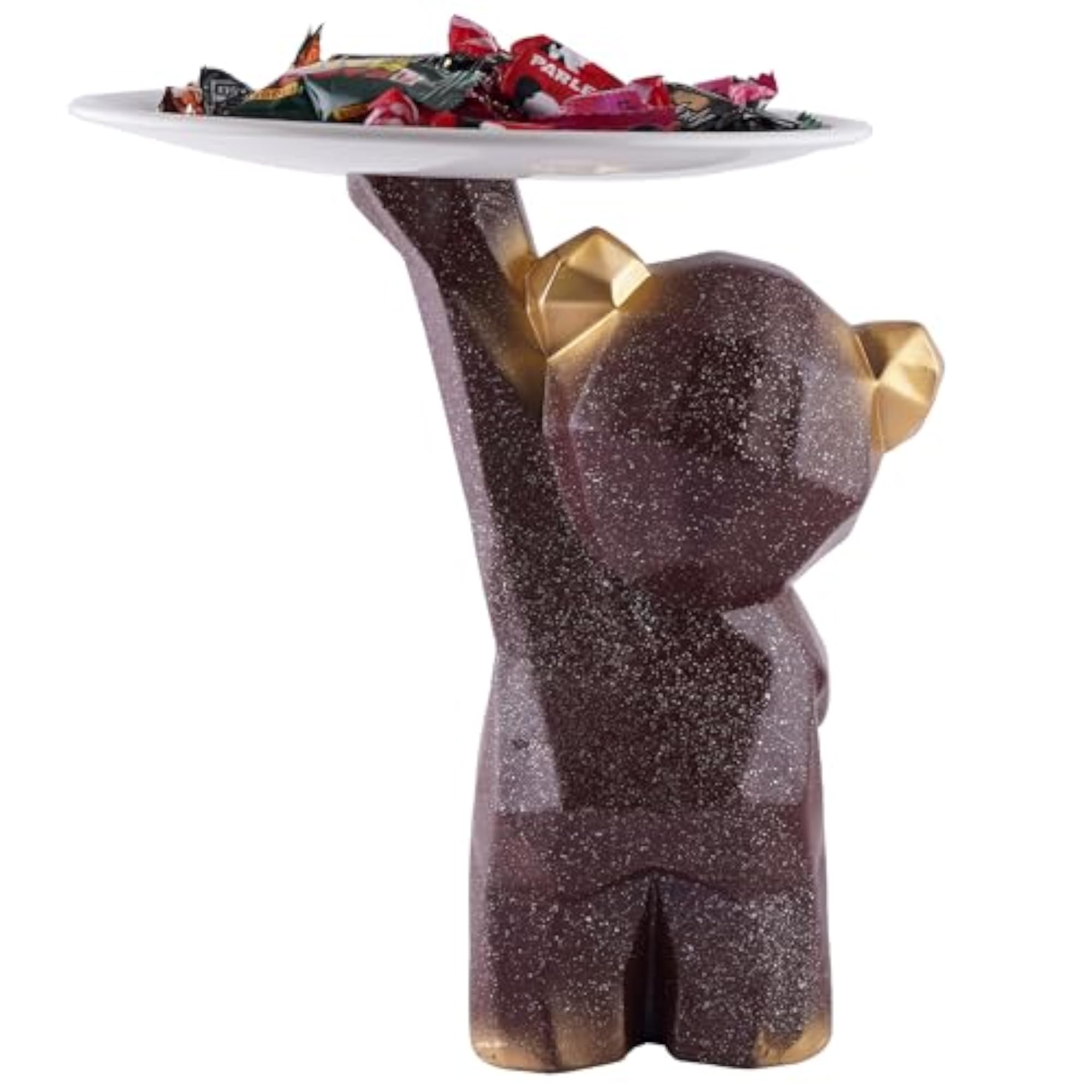 Bear Shaped Tea Cup Holder, Stainless Steel Teapot Set
