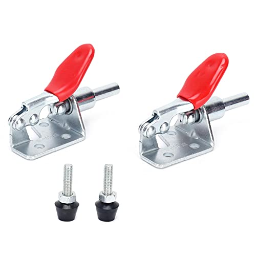 TOPINCN Adjustable Toggle Clamp Stroke Clamp Push Pull Toggle Clamp Toggle Clamp Quick Positioning Hand Tool for Sheet Metal, Circuit Boards, Home Decoration,