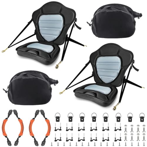 HLOGREE Kayak Seat Cushions with Back Support (2 Pack)