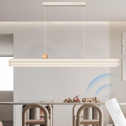 Suspension moderne blanc 100 cm anneau design pour table à manger - 2