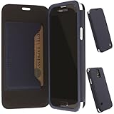 Krusell Malmö Etui en Simili Cuir pour Samsung Galaxy S5 Bleu