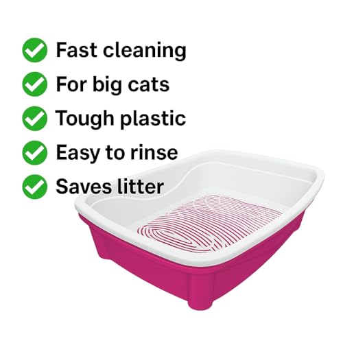 Arenero para gatos grande Classic Plus con sistema de tamizado miniatura 5