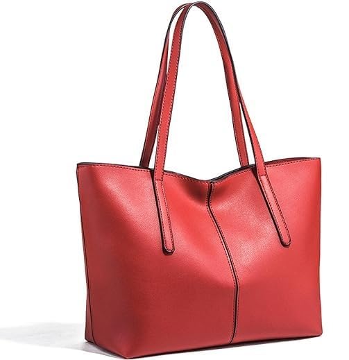 AKSUTI Women Tote Bag Leather Handbag Purses And Soft Shoulder Satchel Hobo Bags (Maroon) (B0D9FY8RKN) Amazon Price History, Amazon Price Tracker