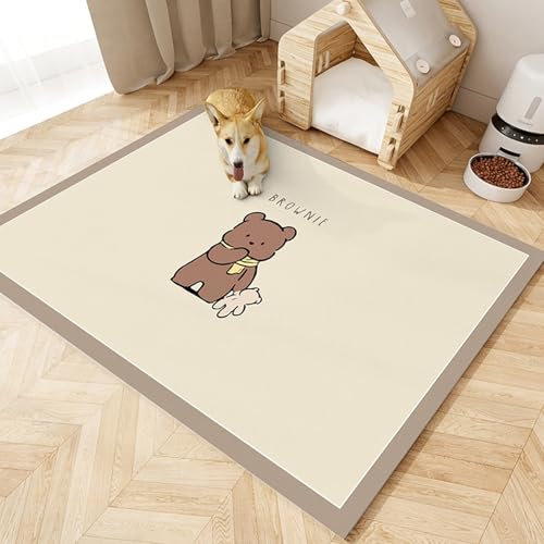 ペットマット PVC PUレザー 滑らない 犬 猫用 フローリング フロアマット pu革 防滑 噛む予防 床保護 漏れ防止 大判 ペットフェンス・サークル・ケージ用 繰り返し使える フリーカット 70*140cm