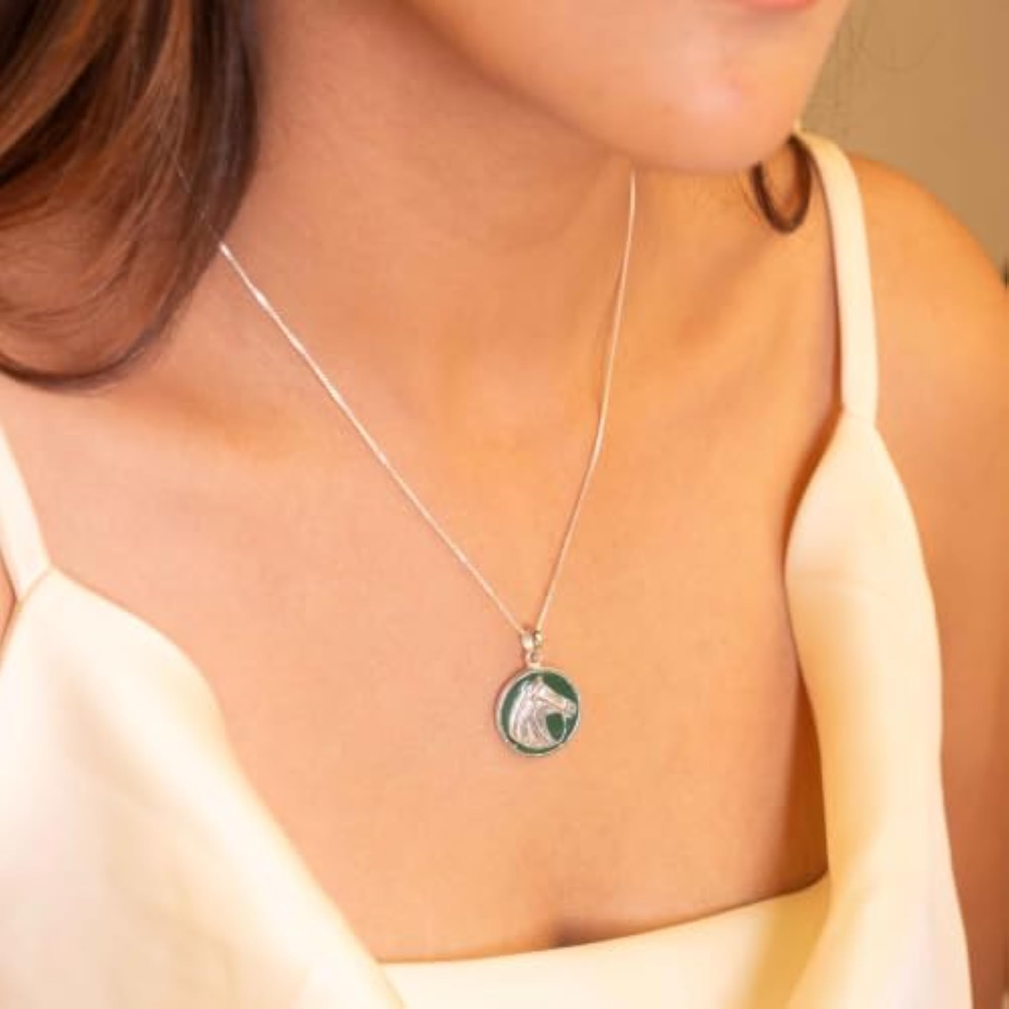 Women's 925 Imperial Stallion Necklace, Gift Idea