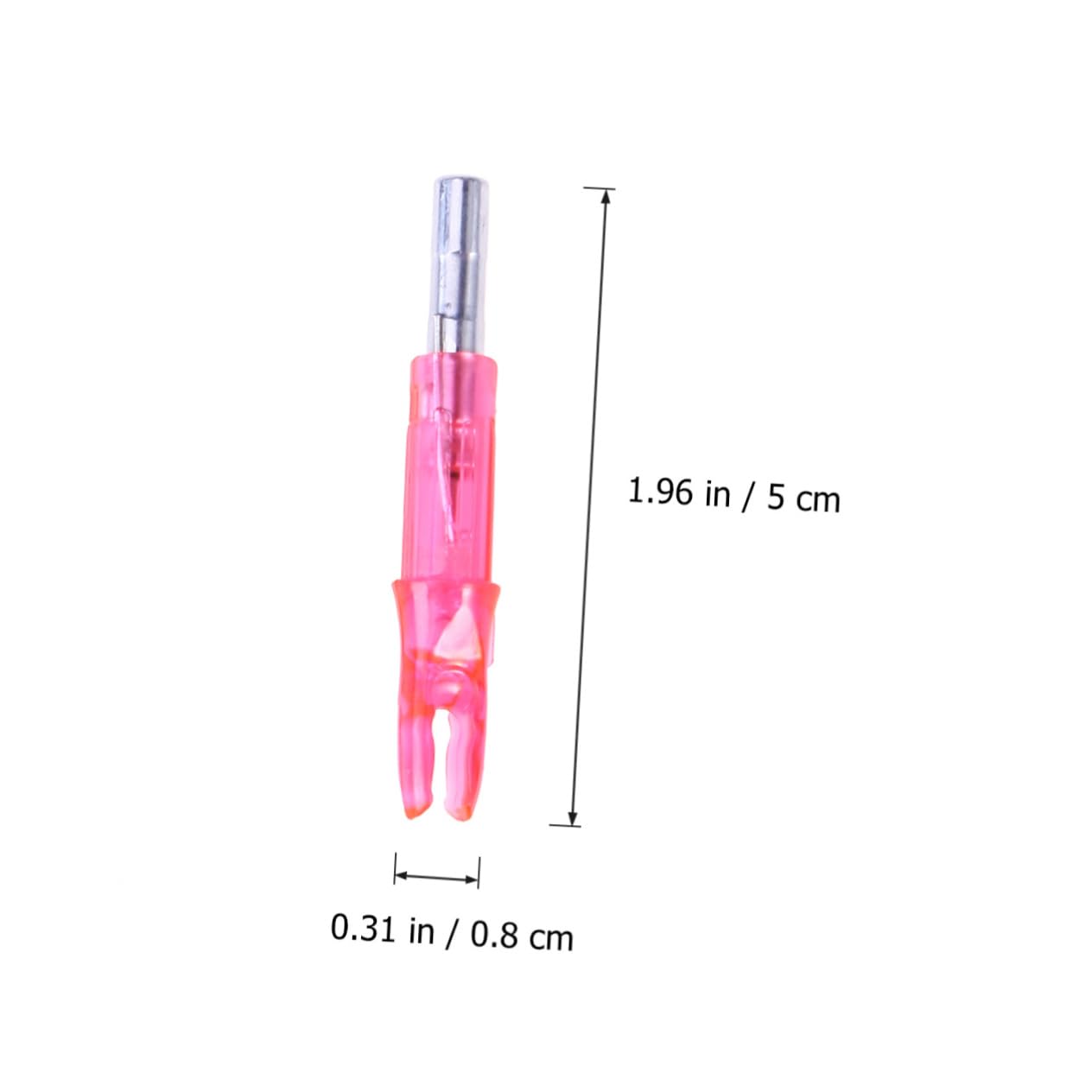 SUPVOX Led Arrow Nocks Luminous Arrow Tails 6pcs Set Bow Accessory for Hunting 6.2mm Compatible