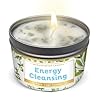 Magnificent 101 Long Lasting Pure Sage Candle for Manifestation & House Energy Cleansing | 6 Oz – 35 Hour Burn | All Natural Soy Wax Candle with Pure Sage Leaves | An Ideal Spiritual Gift
