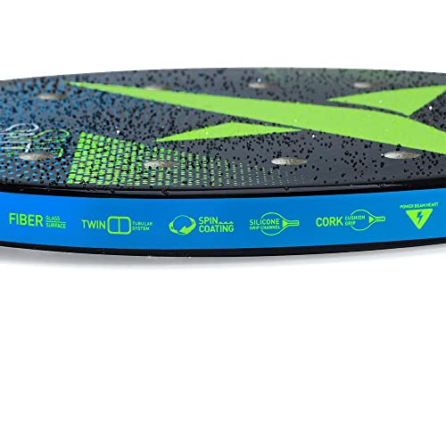 Drop Shot Raquete de tênis Bazuka Padel, adulto unissex, preto, 360 – 380 g