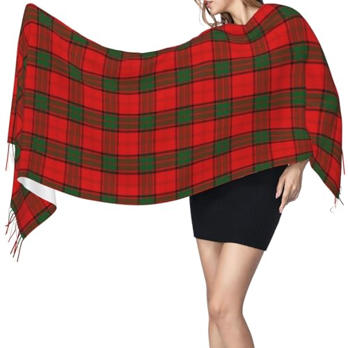 Scottish Clan Maxwell Tartan Plaid Imitation Cashmere Tassel Scarf Winter Scarf Autumn Softest Classic Warm3