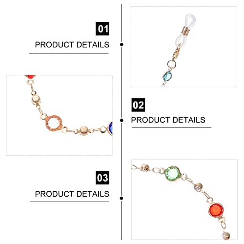 Correntes para óculos de sol com miçangas, alça para óculos de sol, boho, suporte para cordão para ó