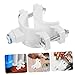 DOITOOL Plastic Water Filters Clamp Drain Saddle Valve Accessory for System 1/4 Inch Connector
