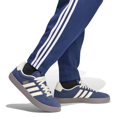 Pantalon adidas Homme Essentials 3-Stripes French Terry Tapered bleu marine