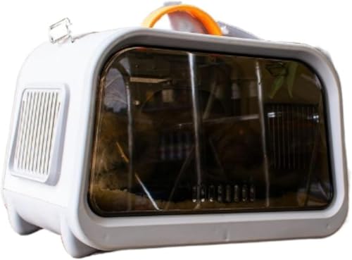 ペットキャリー キャリーバッグ 猫 犬 キャリーゲージ コンテナ ケース 犬用クレート お出かけバック ハードケース 航空輸送ボックス 中型大型猫用・小型犬 小動物用 キャンピング ダブルドア 車載/手提げ/肩掛け/アウトドア/通院/避難 軽量 通気性 ポ