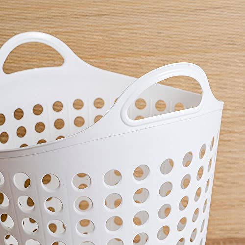 Cesto De Roupas Flexivel 44lts Arthi Branco 4 Cesto De Roupas Flexivel 44lts Arthi Branco - Imagem 4