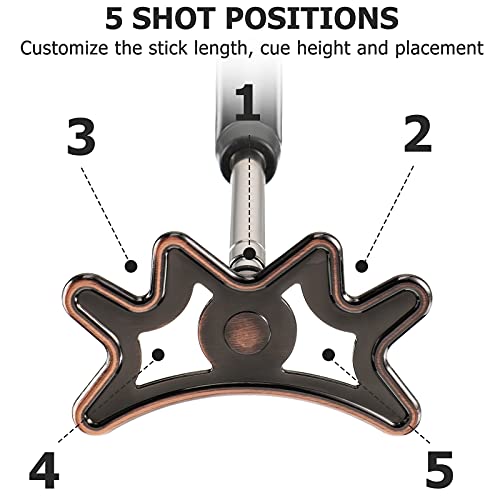image for Sumind Retractable Pool Bridge Stick - Billiards Accessories Cue Bridg