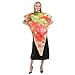Eraspooky Adulto Disfraz Pizza Fiesta 3D Disfraces Comida Chorizo Pizza Slice