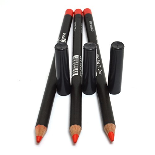 3 Pcs x Italia 1032 Mango Ultra Fine Eye liner Pencil Lip Gray Eyeliner Set + Free ZipBag -  Italia Deluxe