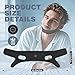 NOIKO Anti Snoring Chin Strap Adjustable, High Elasticity Traceless Chin Strap for Sleeping, Effective Anti Snoring Device, Snore Stopper Breathable and Durable for Adult