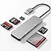 Produktbild SD Kartenleser  USB3.0 Kartenleser 6 in 1 Aluminium Speicherkartenleser Adapter für TF/SD/MS / M2 / XD/CF, kompatibel mit Windows, Mac OS, Linux, Chrome OS