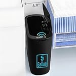 TIPGO 5 Gallon Motion Senor Bathroom Trash Can with Lid, Automatic Garbage Can Touchless, Smart Plastic Waste Basket for Narrow Spaces, Bathroom, Office, Bedroom, Living Room (Black) - Image 3