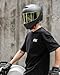 ILM Motorcycle Helmets Full Face for Men Women Cascos para Motos Powersports Motorbike Street Racing DOT Model MF566(MB Golden,M)