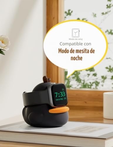 Soporte Apple Watch anticaídas que soluciona los cables sueltos en la cama 4