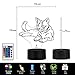 Bedoo Pressie Birthday Gift Delightful Cat Lamp Magic 3D Illusion 7 Colors Touch Switch USB Insert LED Light Christmas Present and Party Decoration