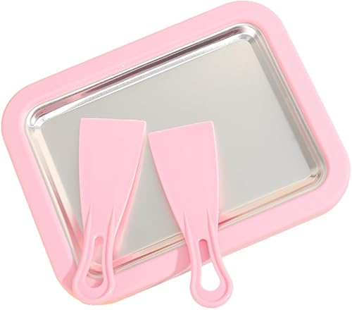 At-Home - Kit de máquina de helados enrollados, máquina de helado con 2 raspadores, divertida actividad familiar, máquina de helado instantáneo para