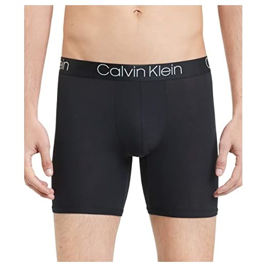 Calvin Klein Men's Ultra Soft Modal Boxer Briefs, Black, L