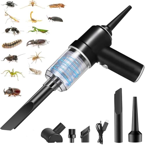 Bug Vacuum Catcher-Spider and Insect Catcher Traps for Home,Cordless Handheld Vacuum Cleaner...