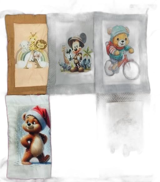 Soft Cotton Baby Goddi for 0?3 Year Kids | Comfortable & Skin-Friendly Newborn Sleeping Mat | Cute Printed Baby Bedding (Pack of 6)|PRA-P1435-image-33