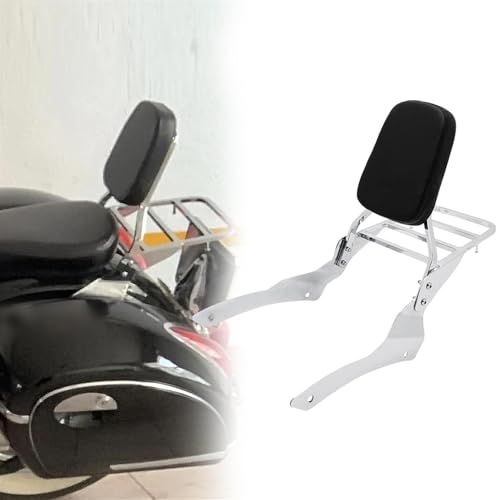 Porte-bagages moto aluminium anti-vibration et sissy bar Dragstar Vstar 650