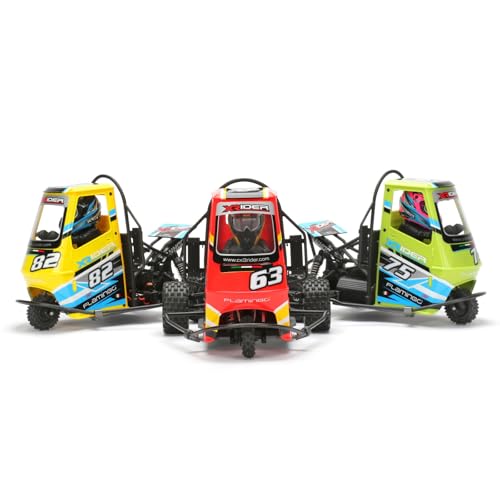 Image of HTLNUZD 1 /8 RC X-Rider Flamingos 2.4G 3WD 2 in 1 ESC High Speed Rc Car Electric Tricycle Motorcycle Tricycle RTR Drift Adult Vehicles Collection Model (Yellow)
