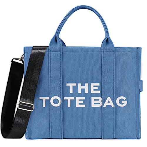 Ocebay The Medium Tote Bag for Women or Men - The Popular of Classic Elements for Years to Come (Medium, Blue)