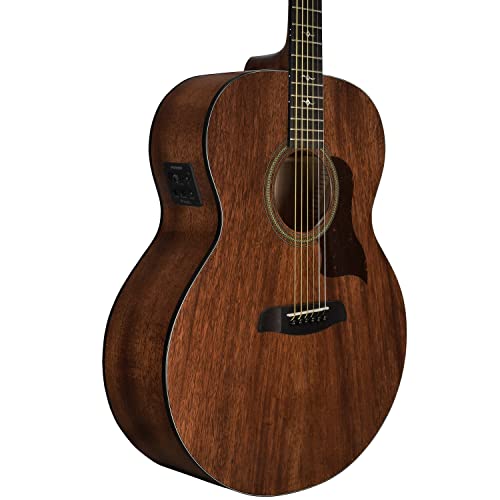 Sawtooth Mahogany Series Solid Mahogany Top Acoustic-Electric Jumbo Guitar #TOP3