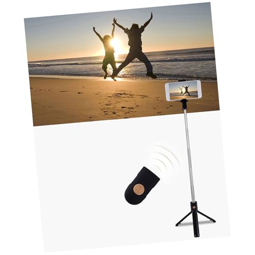 Soporte portátil para móvil multifuncional negro estable para fotografía y grabación
