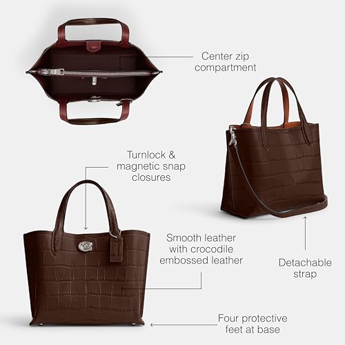 Bolso Willow Tote 24 para mujer Coach miniatura 4