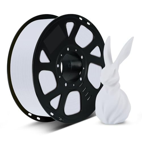 Image of Kingroon Ivory White PLA Filament 1.75mm, 1kg Spool (2.2lbs), Dimensional Accuracy + /- 0.02mm, Tangle-Free & No Clog 3D Printing Filament, Fits for Most FDM 3D Printers